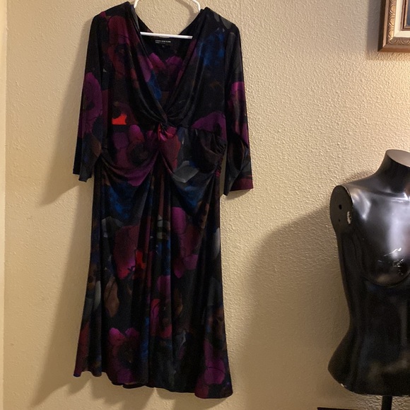 Jones New York Knot Tie At Breast Dress - Picture 9 of 13